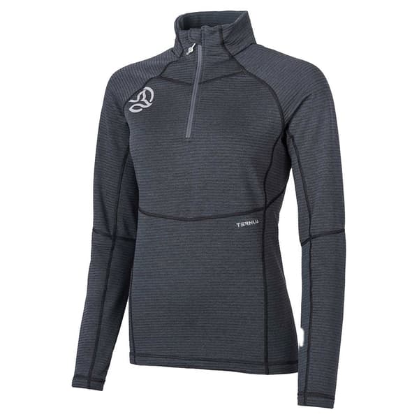 Ternua Momhill Fleece Med Halv Dragkedja Svart 2XL Kvinna