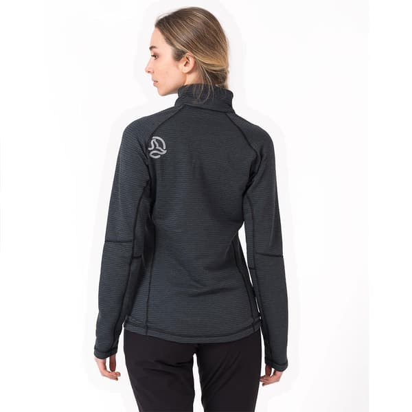 Ternua Momhill Fleece Med Halv Dragkedja Svart 2XL Kvinna
