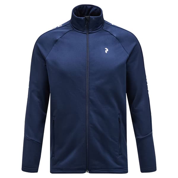 Peak Performance Rider Fleecejacka Med Dragkedja Blå XL Man