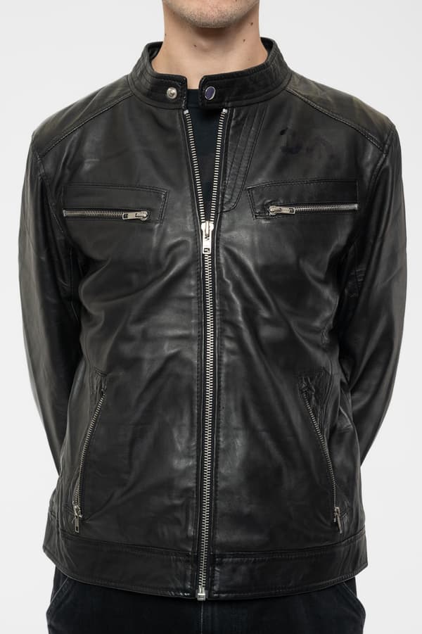 Depeche Mode Dave Gahan Global Spirit Tour Leather Jacket