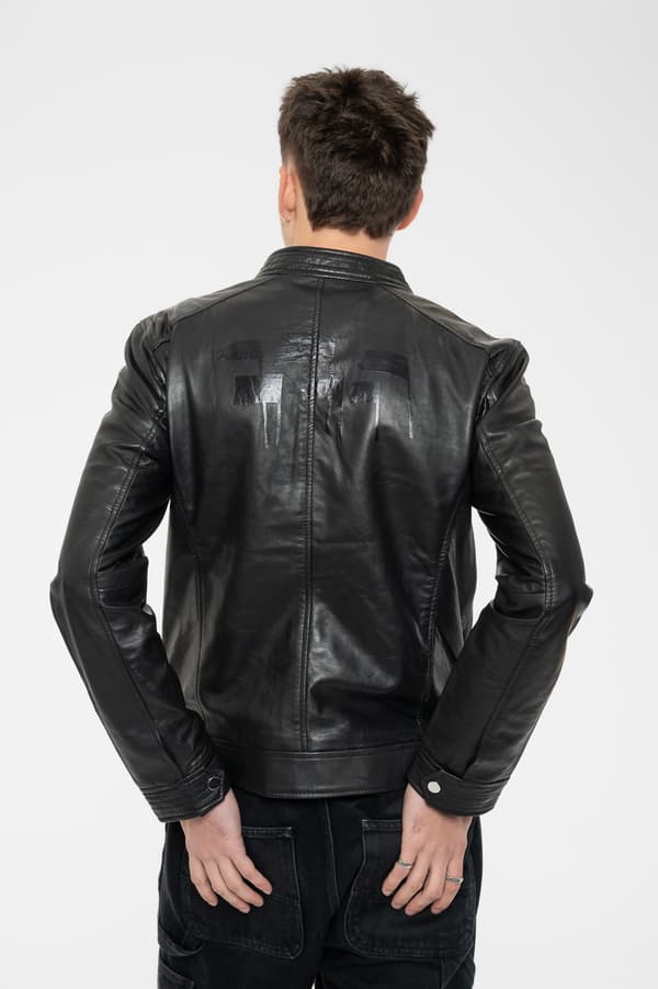 Depeche Mode Dave Gahan Global Spirit Tour Leather Jacket