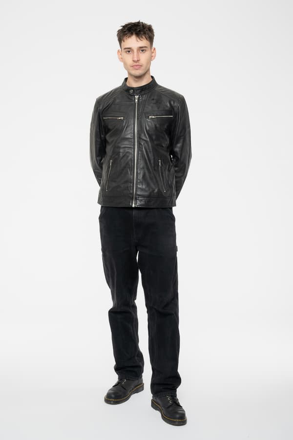 Depeche Mode Dave Gahan Global Spirit Tour Leather Jacket