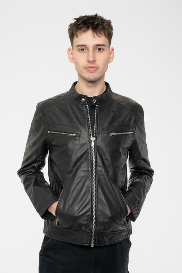 Depeche Mode Dave Gahan Global Spirit Tour Leather Jacket