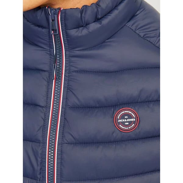 Miesten toppaliivi Jack & Jones JJESPRINT BODYWARMER COLLAR NOOS 12258457 Laivastonsininen - L