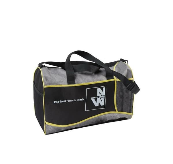 Sports bag North Way 10090, black/yellow, one size