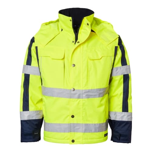 5317 Jacket Fluorescent yellow/navy Unisex