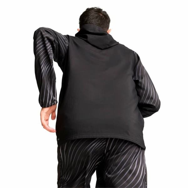 Sport Jakke til Mænd Puma Run Favorite Aop Woven Sort - S