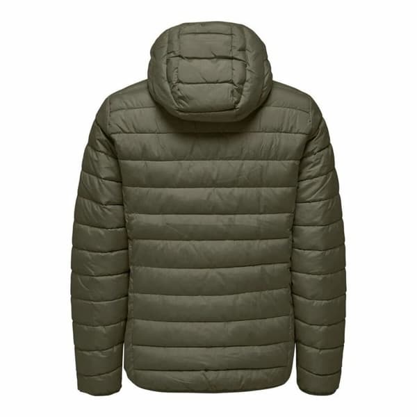 Träningsjacka Herr Only & Sons Onsbrody Quilt Oliv - S