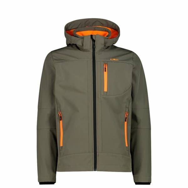 Träningsjacka Herr Campagnolo Zip Oliv - L