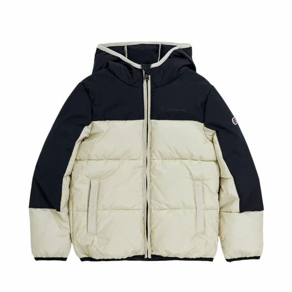 Träningsjacka Herr Champion Hooded Beige - S