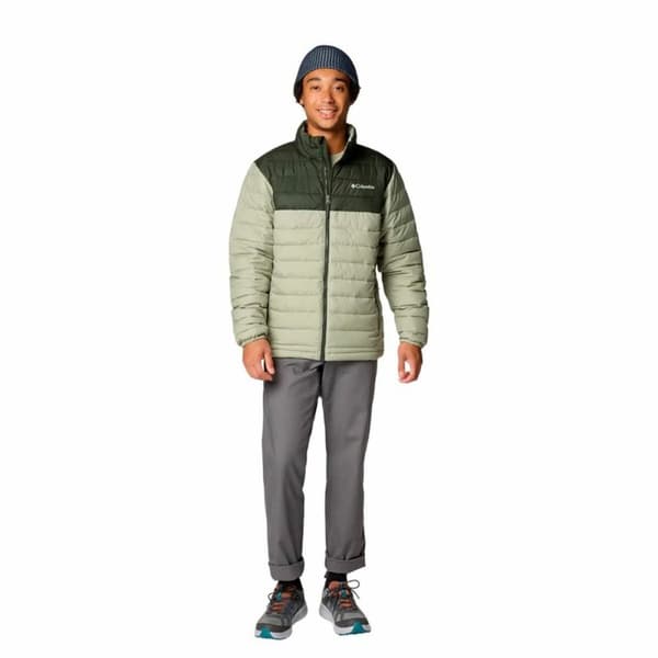 Sport Jakke til Mænd Columbia Powder Lite™ II Grøn - S