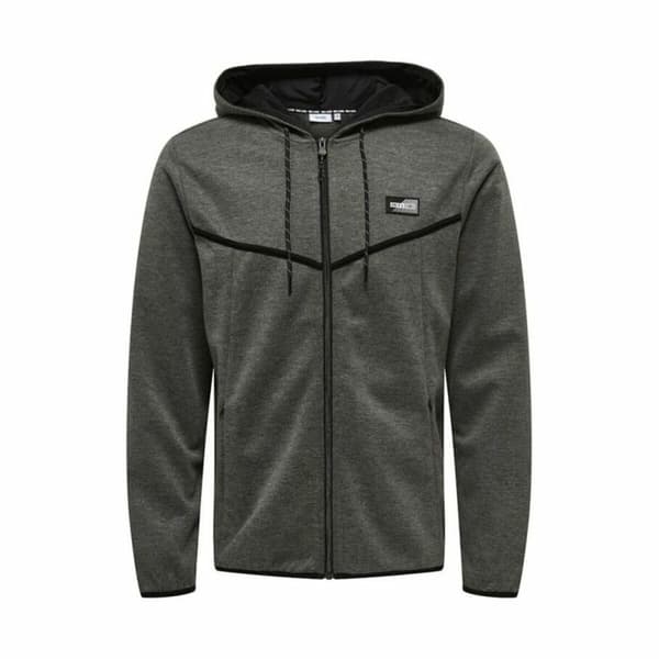 Sportsjakke til herrer Only & Sons Regular Grå Mørke Grå - XS
