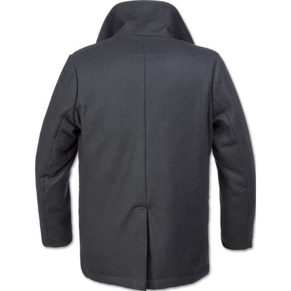 Peacoat - Brandit - Svart - US Navy-jacka - Bred revär - 2 sidofickor
