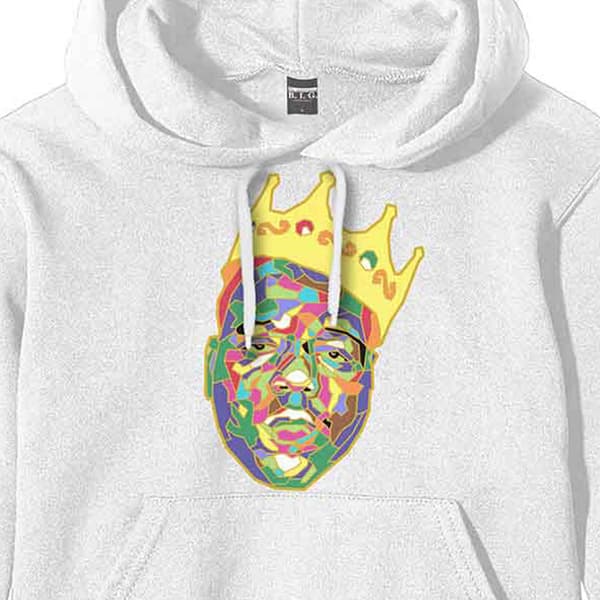 Biggie Smalls Crown Pullover Hoodie