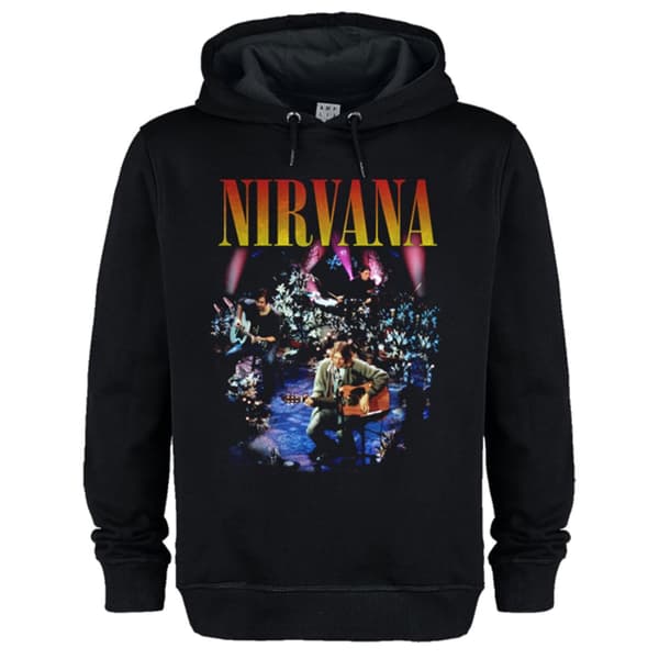 Nirvana Live In York Pullover Hoodie