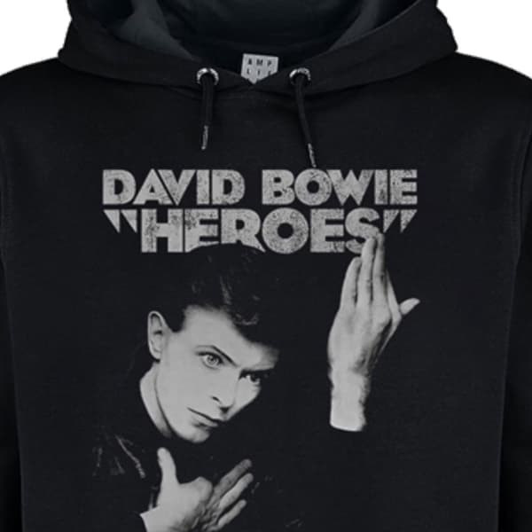 David Bowie Heroes Pullover Hoodie