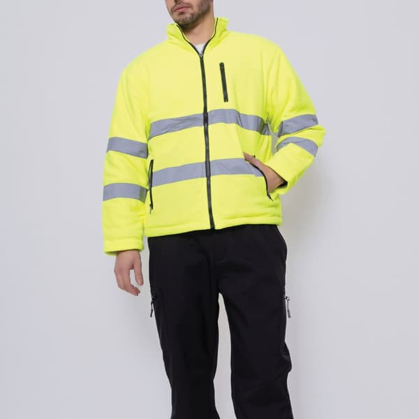Reflexjacka med Pilefoder, S-XXL