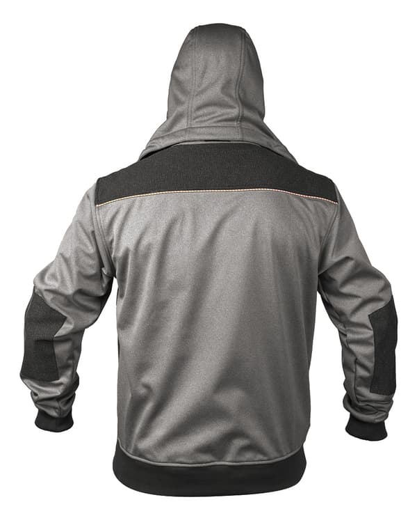 Softshell-työtakki irrotettavalla hupulla, koko L