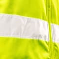Miniatyrbillede 4 af 9: Hi-Vis Softshell Arbejdsjakke med hætte, gul, str. L