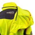 Miniatyrbillede 6 af 9: Hi-Vis Softshell Arbejdsjakke med hætte, gul, str. L