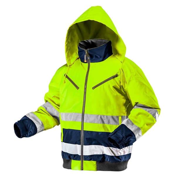 Hi-Vis-isoleret arbejdsjakke, gul, str. XL