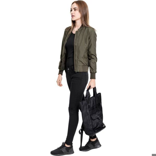 Parka dam - Urban Classics - Lätt bomberjacka - Mörkgrön - Multisport - Vuxen