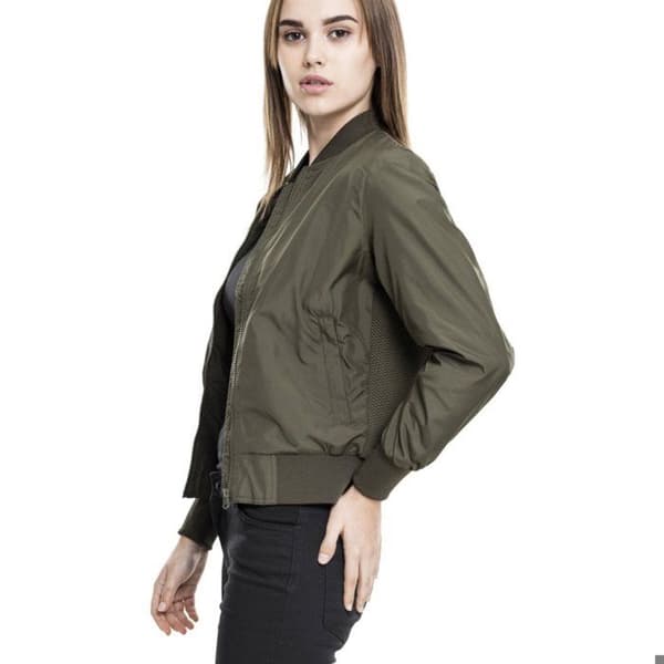 Parka dam - Urban Classics - Lätt bomberjacka - Mörkgrön - Multisport - Vuxen
