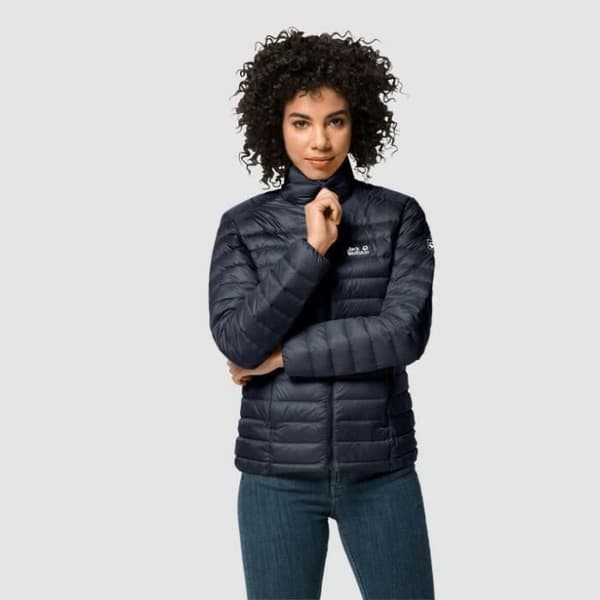 Jack Wolfskin dunjacka dam jwp down - midnattsblå - XS