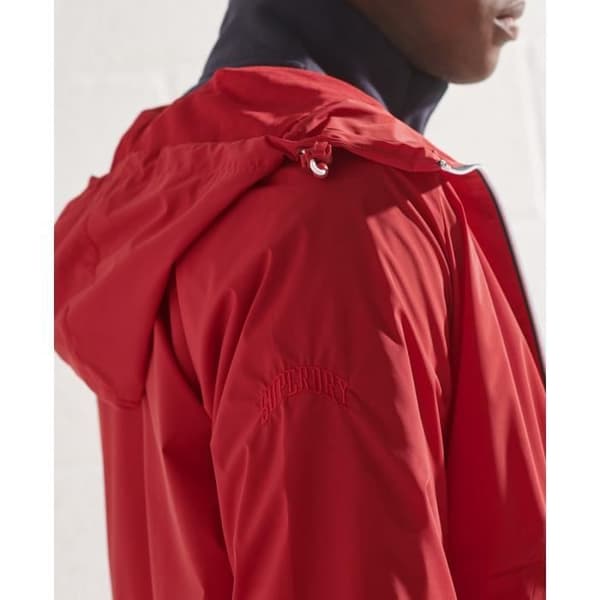 Lätt jacka Superdry Code Sport - Universitet röd - Herr - Långa ärmar - Multisport