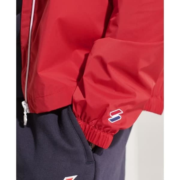 Lätt jacka Superdry Code Sport - Universitet röd - Herr - Långa ärmar - Multisport