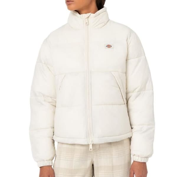 Doudoune Dam Dickies Alatna - Écru - Dragkedja - Elastiska ärmslut - Fickor med lock