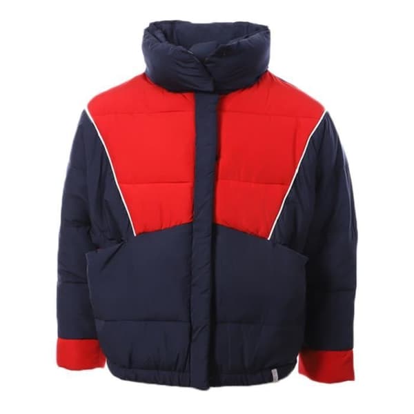 Doudoune Flicka - Teddy Smith - Vicky - Marin/Röd - Långa ärmar - 100% polyester