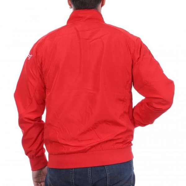 Röd Träningsjacka Herr - Hungaria - Training Pro - Vindjacka - Fickor med dragkedja - 100% polyester