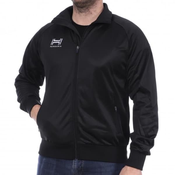 Svart träningsjacka för herr Hungaria Training Premium 15 - Fotboll - Långa ärmar - Polyester