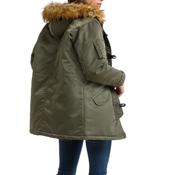 Parkas Kaki Dam Schott Elisa