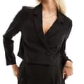 Miniatyrbild 1 av 3: Blazer Court Svart Kvinna Mamalicious Glitter - MAMALICIOUS - Svart - Kort modell - Glittrande detalj