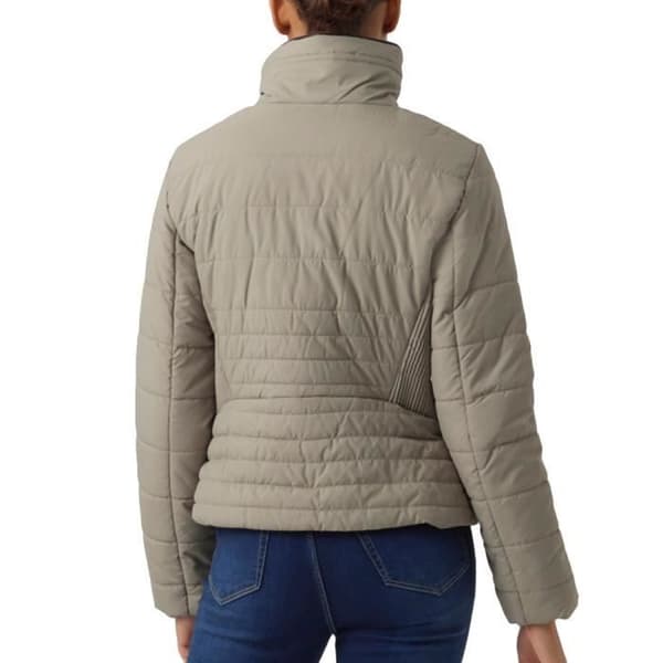 Doudoune Dam - VERO MODA - Clarisa - Beige - Matelassé Effekt - Hög krage