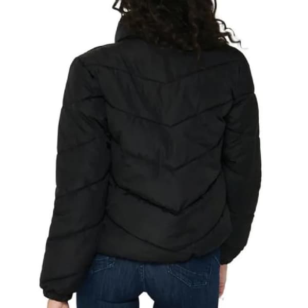 Doudoune Dam svart - JACQUELINE DE YONG - Kort vadderad - Dragkedja - 100% polyester