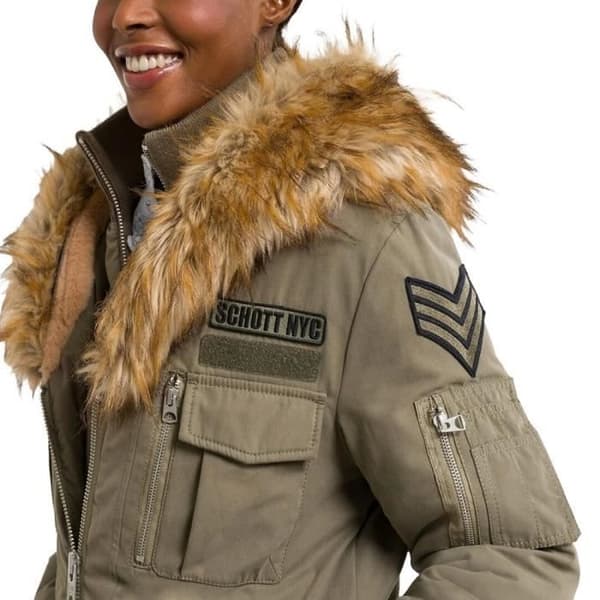 Parkas Kaki Dam Schott Army