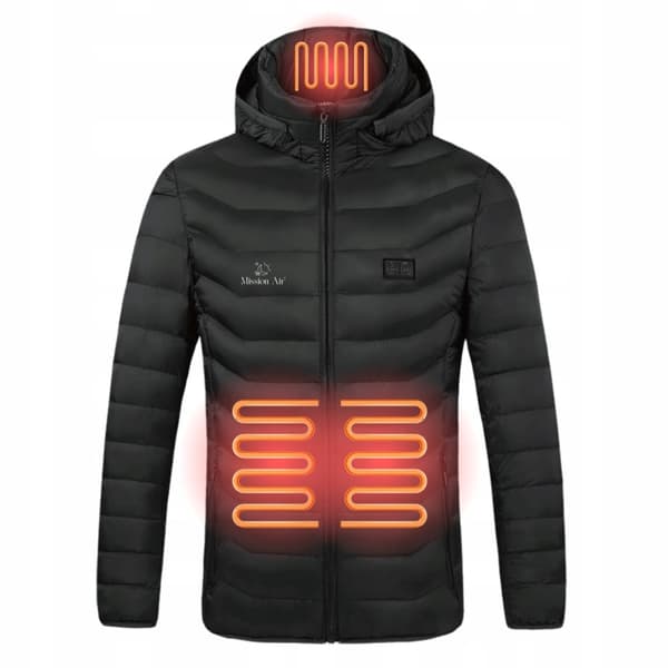 E-JACKET lämmitettävä takki koko S