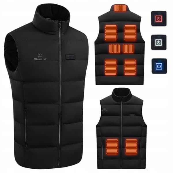 E-VEST lämmitettävä liivi koko L