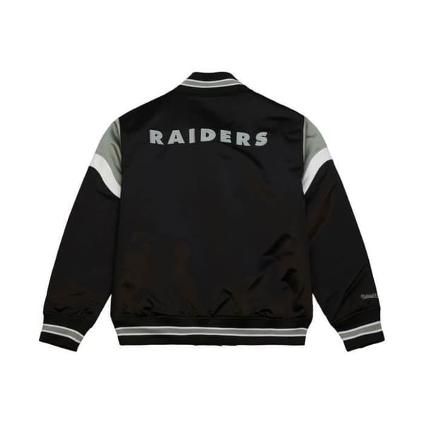 Jacka - Mitchell & Ness - Oakland Raiders - Svart - Storlek L - Optimalt Komfort