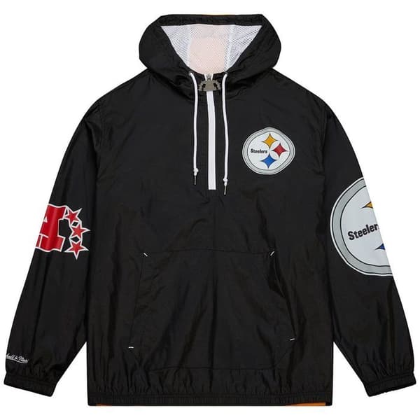 M&N Vindjacka Anorak Väst - ORIGINS Pittsburgh Steelers