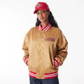 Miniatyrbild 2 av 6: Blouson - New Era - San Francisco 49ers - Satin - Beige - Unisex
