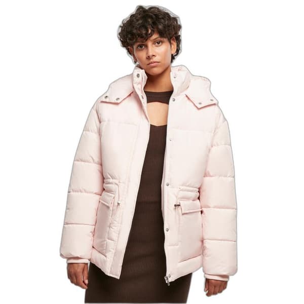 Doudoune dam - Urban Classics - Figursydd - Huva - Sidelommer - Taffeta-foder