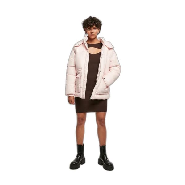 Doudoune dam - Urban Classics - Figursydd - Huva - Sidelommer - Taffeta-foder