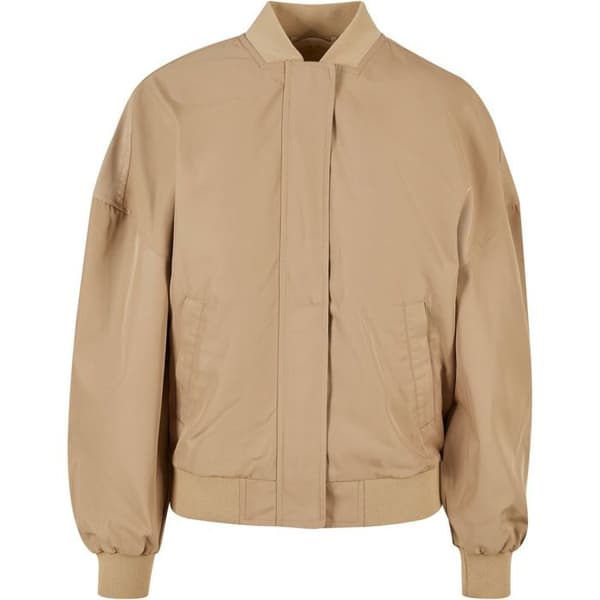 Oversize blusong för kvinnor - Urban Classics - Beige - Återvunnen polyester - Taffetfoder - Praktiska fickor
