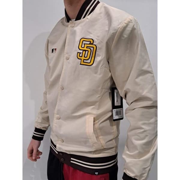 Blouson - 47 Brand - San Diego Padres Core Regent - Beige - Unisex - Vuxen