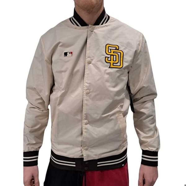 Blouson - 47 Brand - San Diego Padres Core Regent - Beige - Unisex - Vuxen