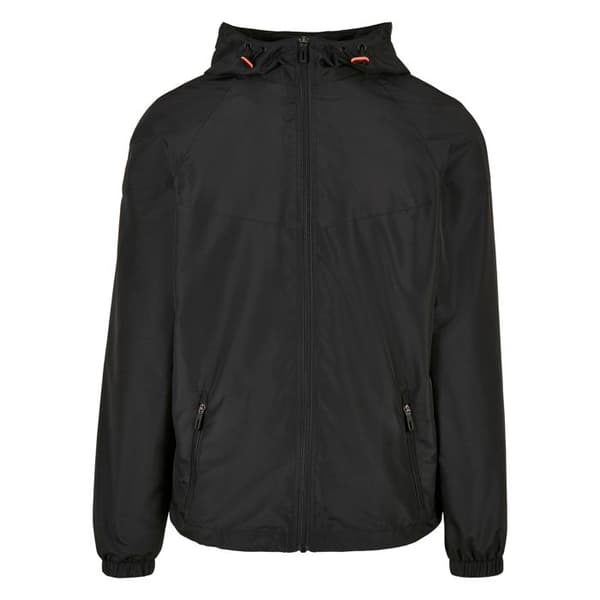Vindjacka - Urban Classics - Windrunner - Svart - Herr - Återvinningsbar och vattenavvisande